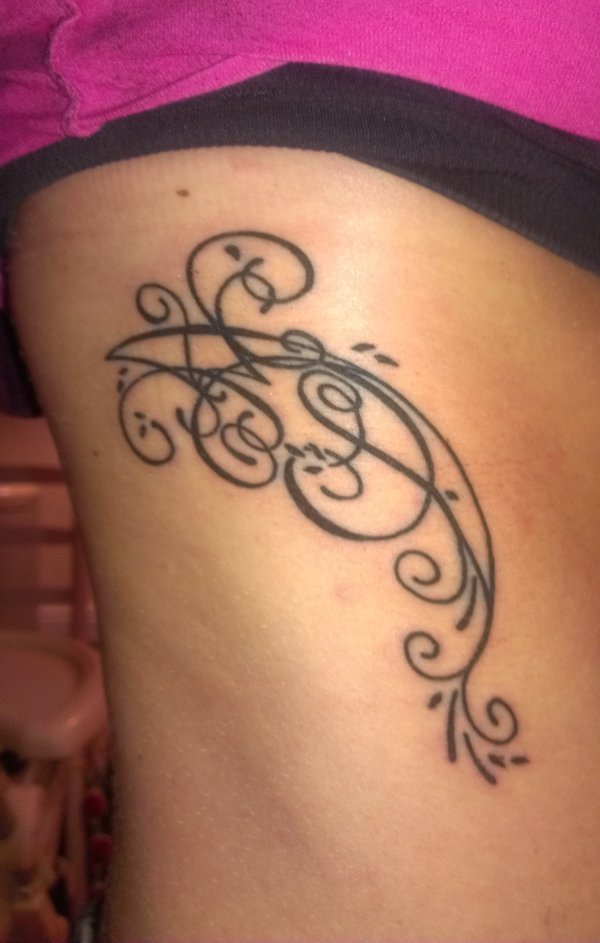 Real community tattoo placement: Alex - A+M+H+D: inked placement real user tattoo photo