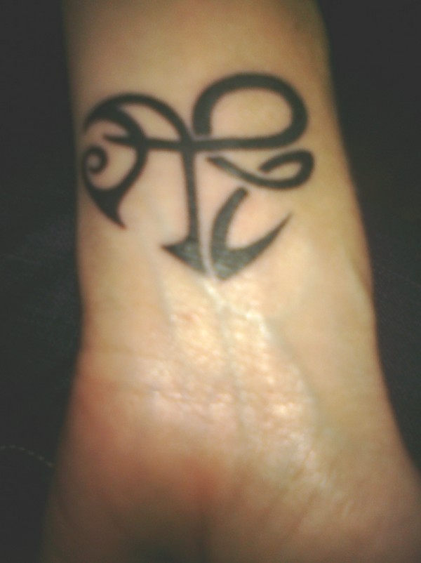 Real community tattoo placement: Alisha - A+E heart: inked placement tattoo photo