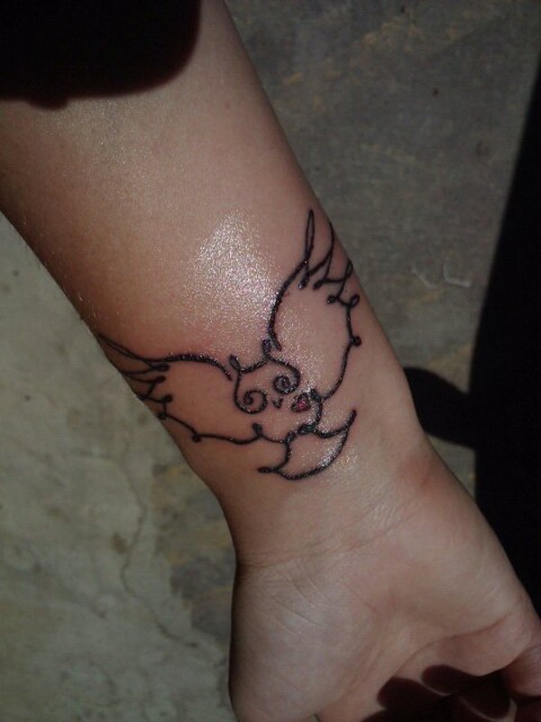 Real community tattoo placement: Amaryllis - Owl: inked placement tattoo photo