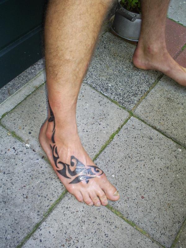 Real community tattoo placement: Augustus - Shark: inked placement tattoo photo