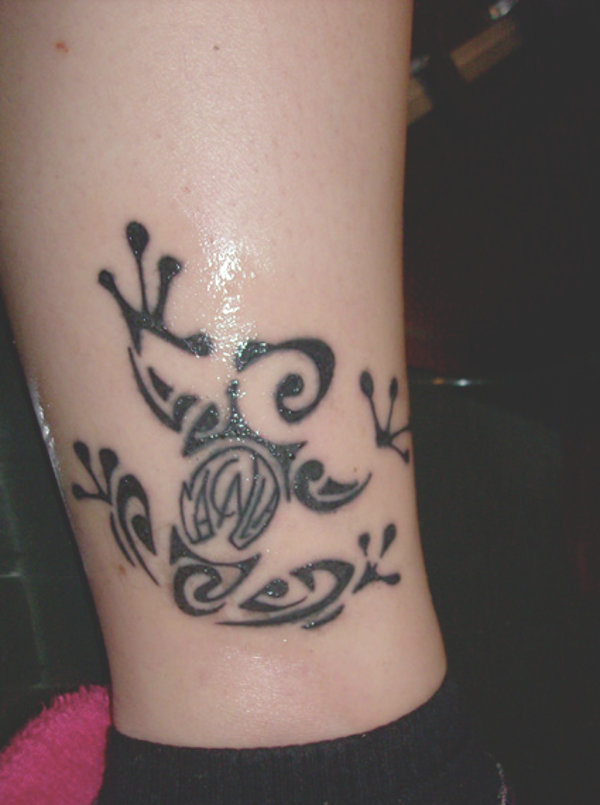 Real community tattoo placement: Bea - Macalla frog: inked placement tattoo photo