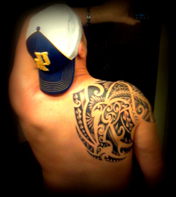Real community tattoo placement: Brock - Maori dolphin: inked placement tattoo photo