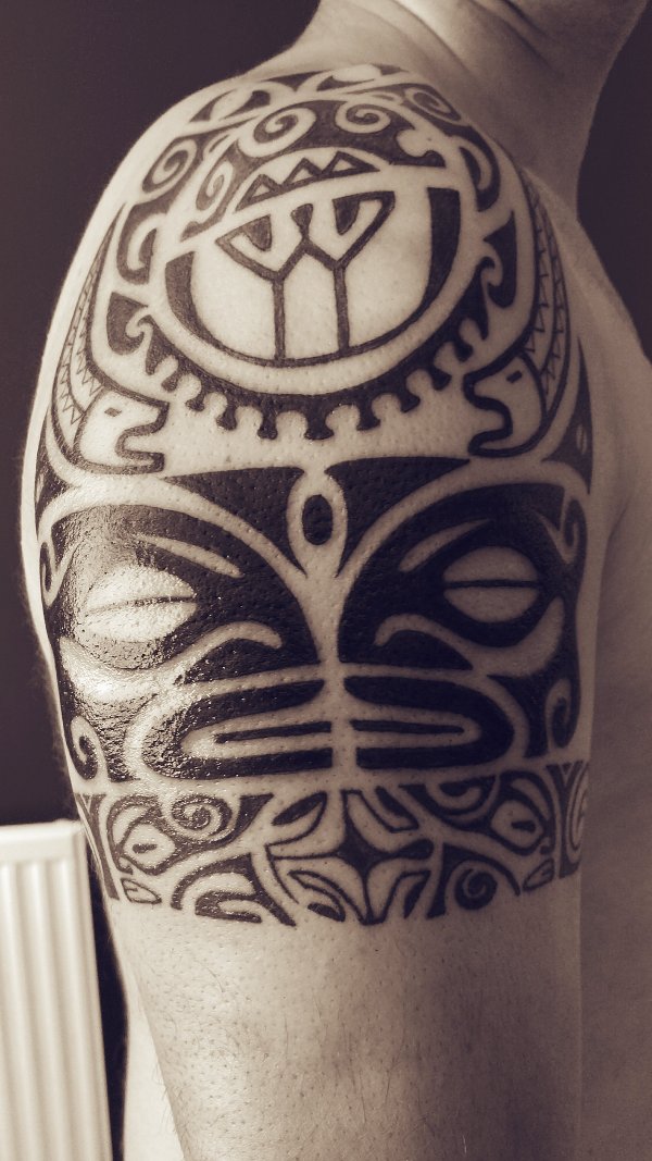 Real community tattoo placement: Charif - Kaha: inked placement tattoo photo