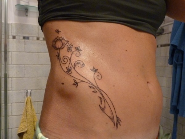 Real community tattoo placement: Chiara - Water and fire: inked placement tattoo photo