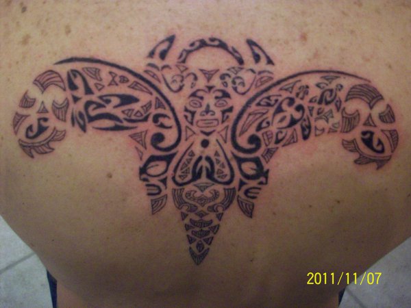 Real community tattoo placement: Claudio - Manta angel: inked placement tattoo photo