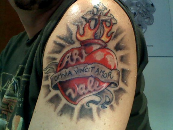 Real community tattoo placement: Cristiano - Sacro cuore: inked placement real user tattoo photo