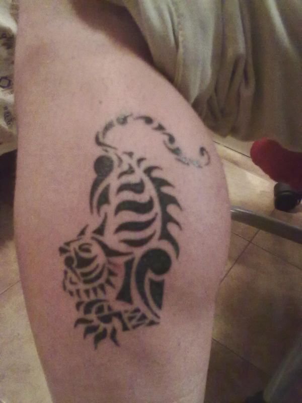 Real community tattoo placement: Davide - Tiger: inked placement tattoo photo