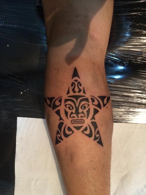 Real community tattoo placement: Francesco - Turtle star: inked placement tattoo photo