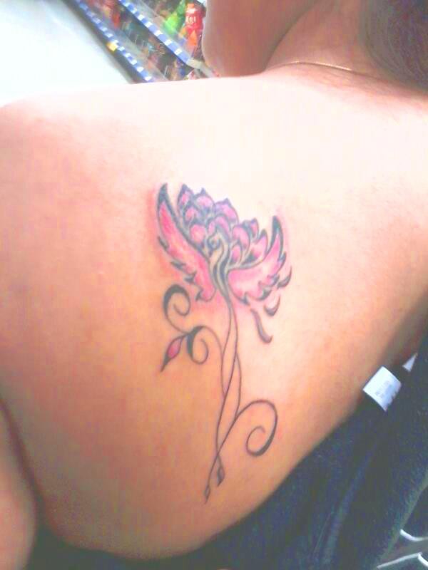 Real community tattoo placement: Georgia - Phoenix and lotus: inked placement tattoo photo