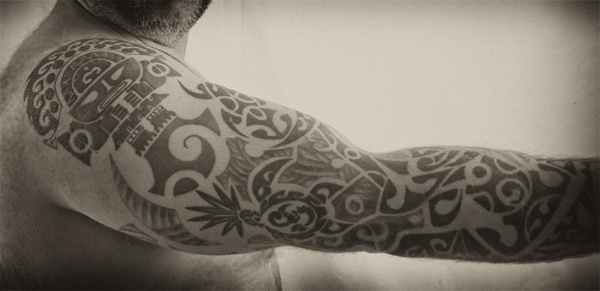 Real community tattoo placement: Gieri - Kotahitanga: inked placement real user tattoo photo