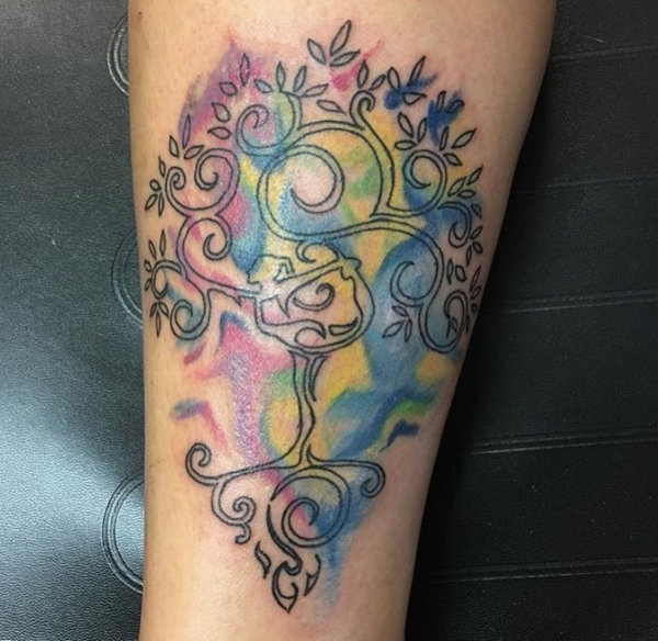Real community tattoo placement: Guest - Yoga: inked placement tattoo photo