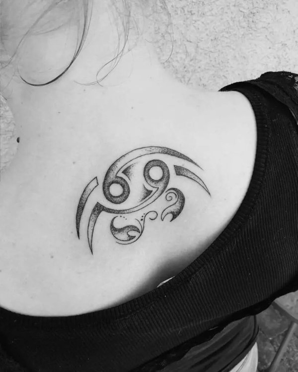 Real community tattoo placement: Guest - Cancer: inked placement tattoo photo