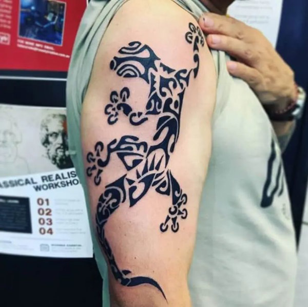Real community tattoo placement: Guest - Gecko: inked placement tattoo photo