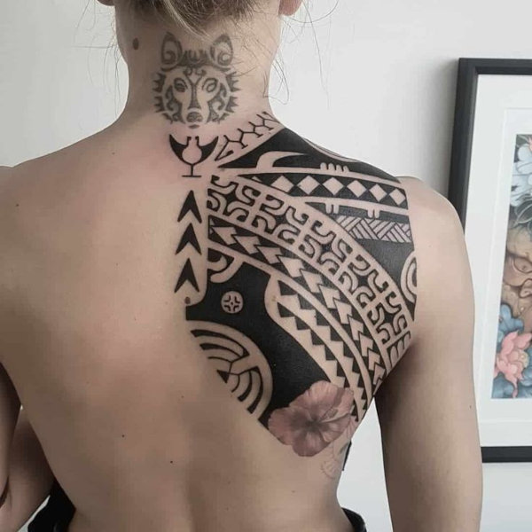 Real community tattoo placement: Guest - Marquesan piece: inked placement real user tattoo photo