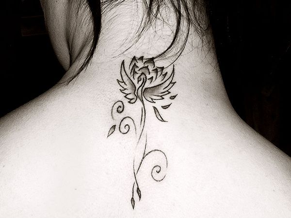 Real community tattoo placement: Izzy - Phoenix lotus: inked placement tattoo photo