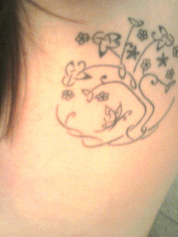 Real community tattoo placement: Jade - Tree of life: inked placement tattoo photo
