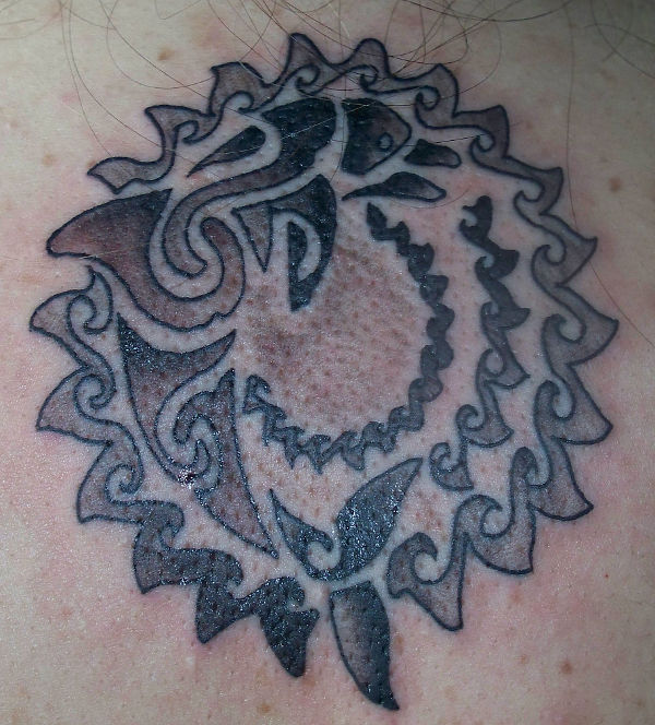 Real community tattoo placement: Jennifer - Sun dolphin: inked placement real user tattoo photo