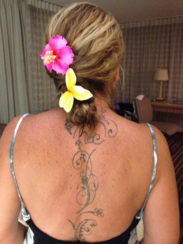 Real community tattoo placement: Karin - Waikiki: inked placement tattoo photo