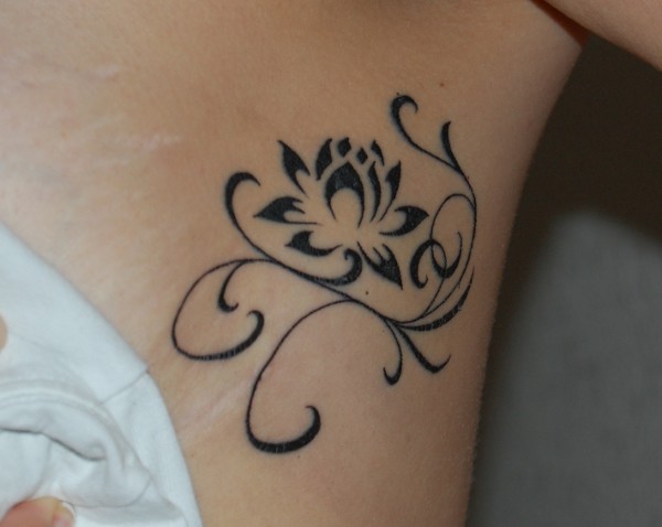 Real community tattoo placement: Kimba - Lotus: inked placement tattoo photo
