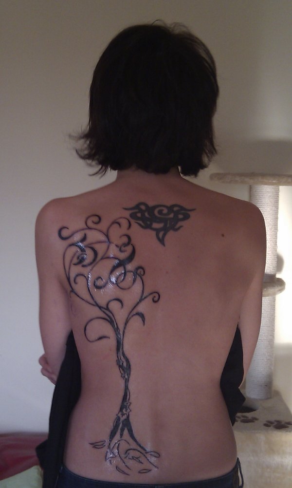 Real community tattoo placement: MaÅ¡a - Family tree: inked placement real user tattoo photo