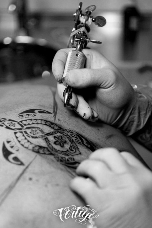 Real community tattoo placement: Max - Hui in progress: inked placement tattoo photo