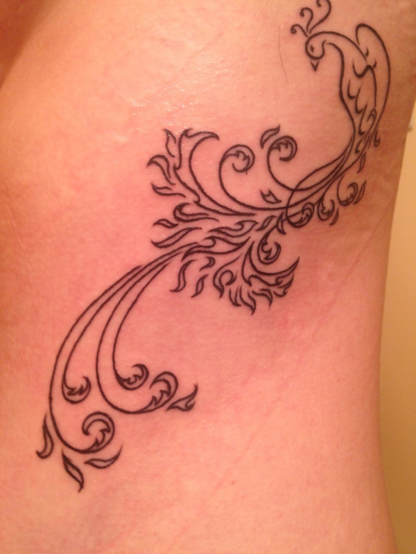 Real community tattoo placement: Melissa - Rebirth of a phoenix: inked placement tattoo photo
