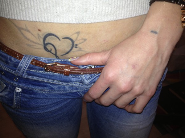 Real community tattoo placement: Petra - Musical heart: inked placement tattoo photo