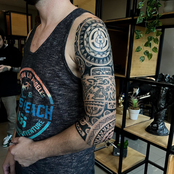 Real community tattoo placement: Raapha - Ukaipo extension: inked placement tattoo photo
