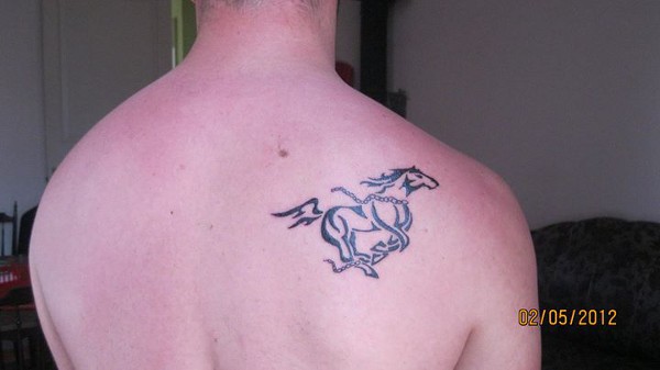 Real community tattoo placement: Salvo - Free horse: inked placement tattoo photo