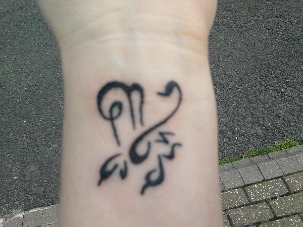 Real community tattoo placement: Samantha - Scorpio: inked placement tattoo photo