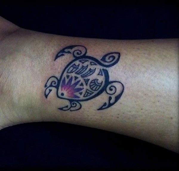 Real community tattoo placement: Taimana - Turtle: inked placement tattoo photo