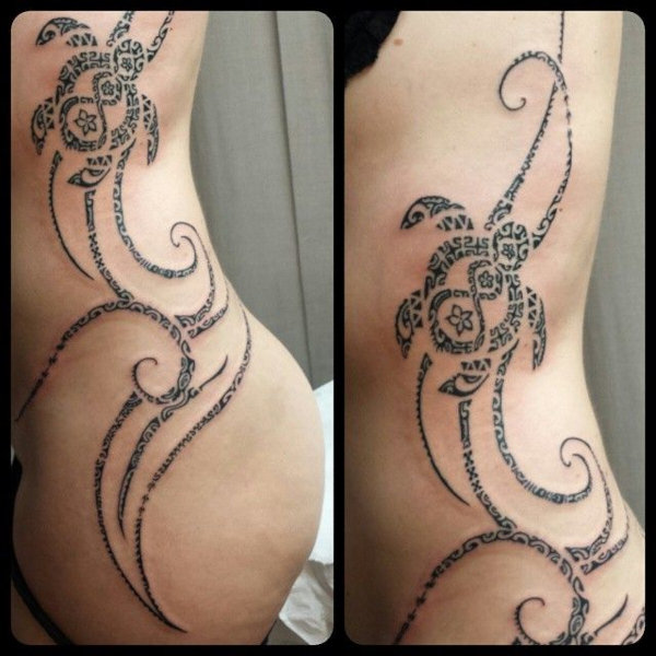 Real community tattoo placement: Vanessa - Hui composition: inked placement real user tattoo photo