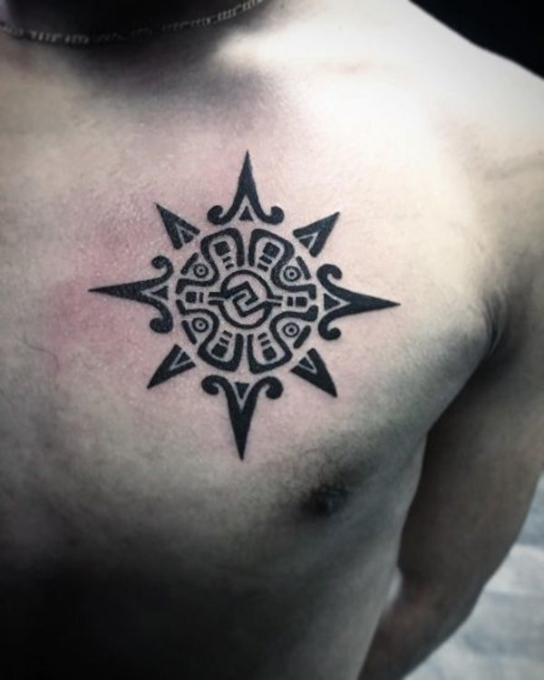 Real community tattoo placement: Guest - Aztec star: inked placement tattoo photo