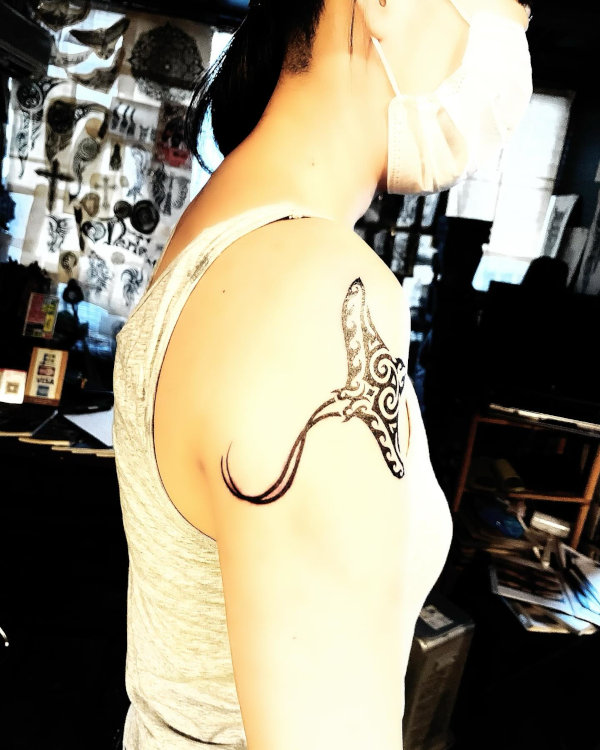 Real community tattoo placement: Guest - manta: inked placement tattoo photo