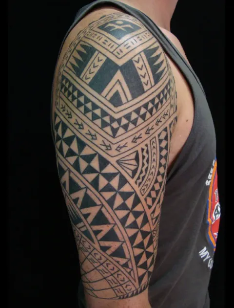 Tiki tattoo - Samoan