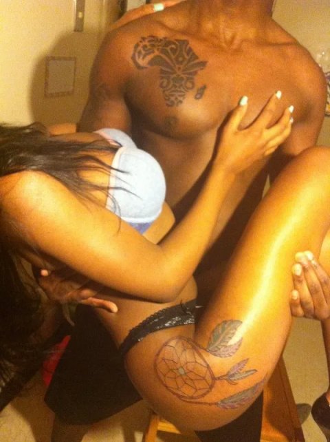 African dream catcher: real inked placement tattoo photo thumbnail