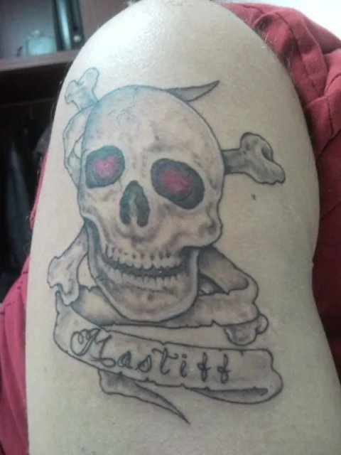 Alessandro - Mastiff: real inked placement tattoo photo thumbnail