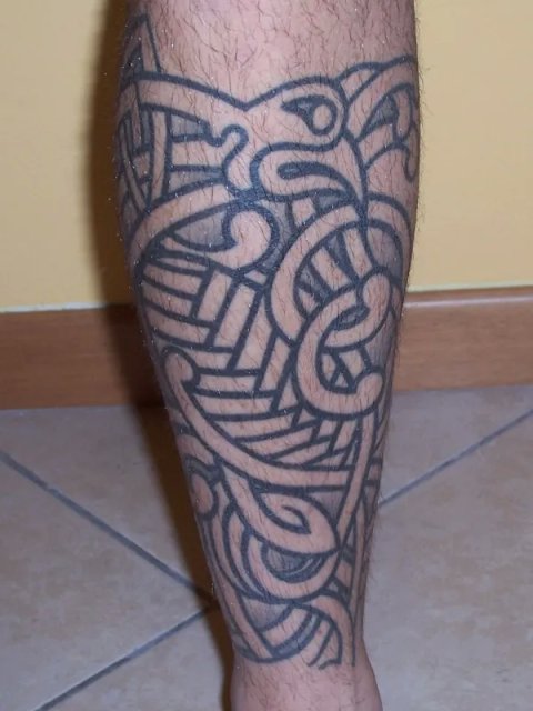 Alex - Celtic 01: real inked placement tattoo photo thumbnail
