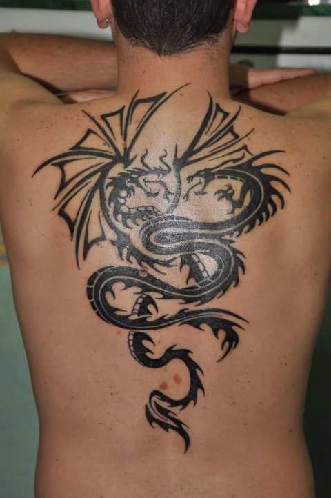 Alex - Dragons: real inked placement tattoo photo thumbnail