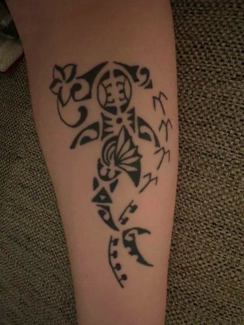 Alison - Mao tuamata: real inked placement tattoo photo thumbnail