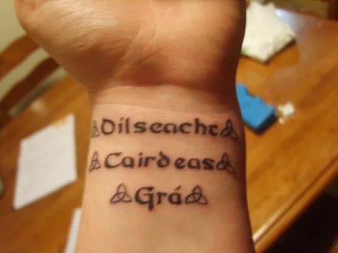 Amiee - Friendship, loyalty, love: real inked placement tattoo photo thumbnail