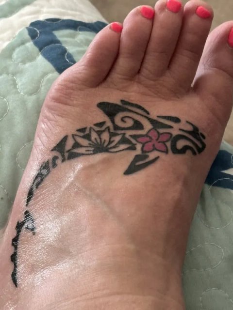 Amy - Ma'o: real inked placement tattoo photo thumbnail