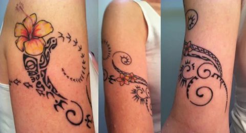 Anne - Aloha: real inked placement tattoo photo thumbnail
