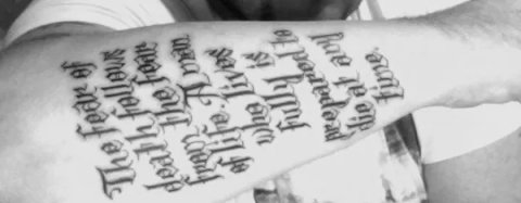 Arif - Live fully: real inked placement tattoo photo thumbnail
