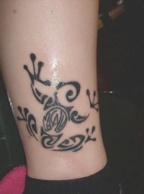 Bea - Macalla frog: real inked placement tattoo photo thumbnail