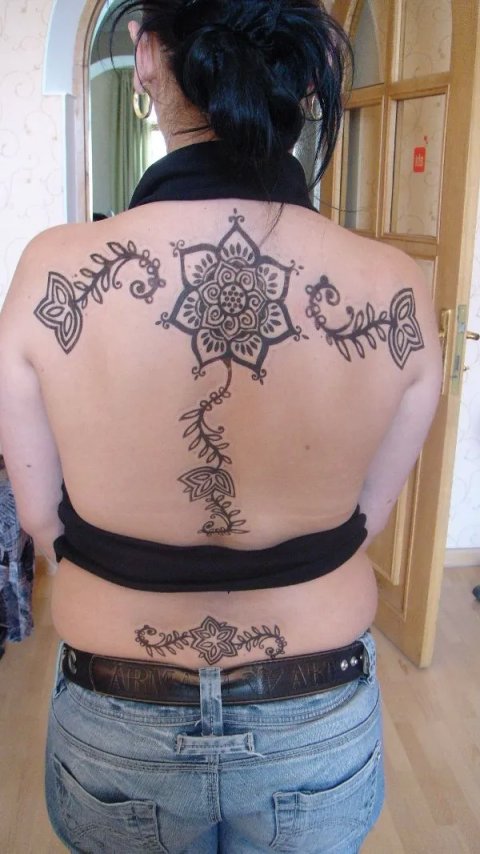 Boo Gee - Mehndi: real inked placement tattoo photo thumbnail