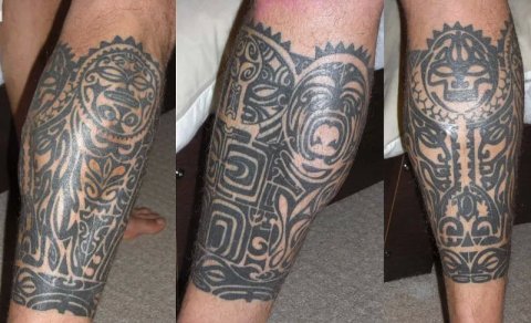 Craig - Polynesian: real inked placement tattoo photo thumbnail