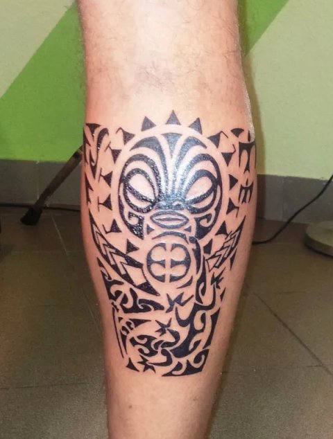 David - Tiki: real inked placement tattoo photo thumbnail
