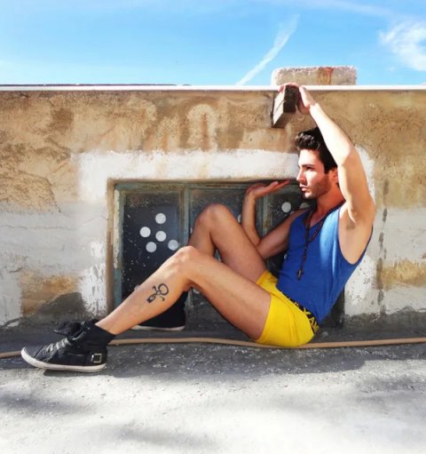 Eduardo - Ankh + E: inked placement tattoo photo thumbnail
