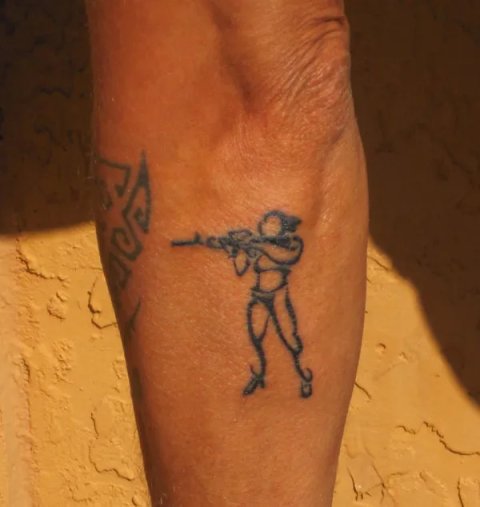 Liz - Shooter: real inked placement tattoo photo thumbnail